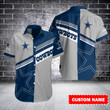 Dallas Cowboys Personalized Button Shirt BB367