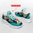 Miami Dolphins Personalized Yezy Running Sneakers SPD451
