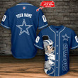 Dallas Cowboys Personalized Baseball Jersey BG461