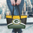Green Bay Packers Leather Tote Hand Bag and Purse Set BB04