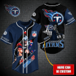 Tennessee Titans Personalized Baseball Jersey BG494