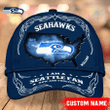 Lowest Price Seattle Seahawks Baseball Caps Custom Name