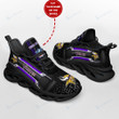 Minnesota Vikings Personalized Yezy Running Sneakers SPD580