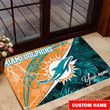 Miami Dolphins Personalized Doormat BG267