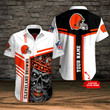 Cleveland Browns Personalized Button Shirt BB579