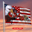 San Francisco 49ers-Flag-Custom Name