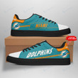 Miami Dolphins Personalized SS Custom Sneakers BG361