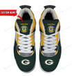 Green Bay Packers Personalized AJ4 Sneaker BG56