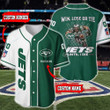 New York Jets Personalized Baseball Jersey BG586