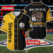 Pittsburgh Steelers Personalized Baseball Jersey BG588