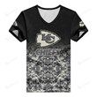 Kansas City Chiefs Summer V-neck Women T-shirt 158