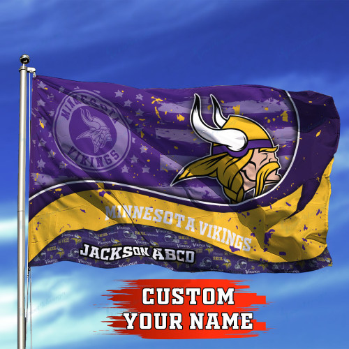 Minnesota Vikings Personalized Flag 324