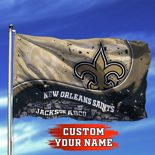 New Orleans Saints Personalized Flag 325
