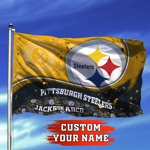 Pittsburgh Steelers Personalized Flag 330