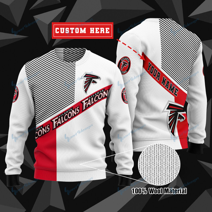Atlanta Falcons Personalized Woolen Sweater BG18