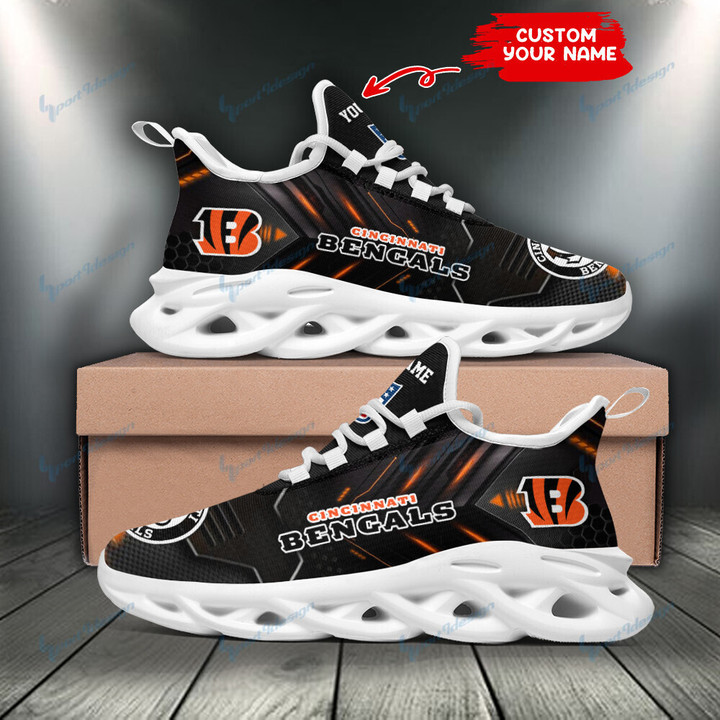 Cincinnati Bengals Personalized Yezy Running Sneakers SPD212