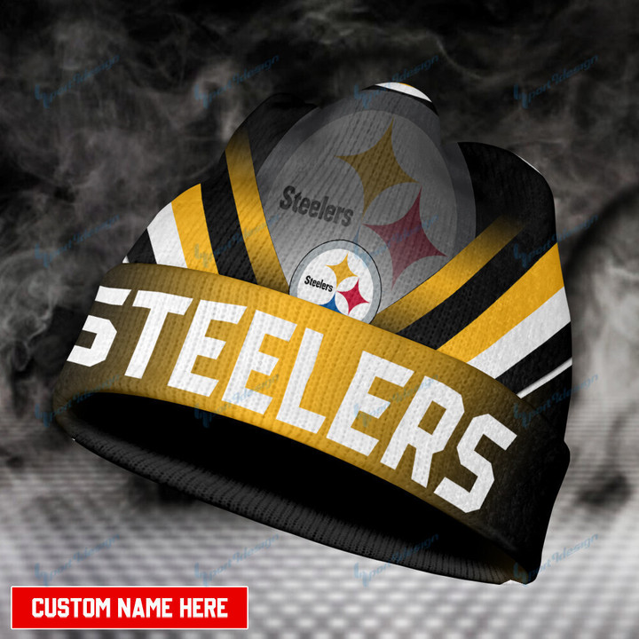 Pittsburgh Steelers Personalized Wool Beanie 33