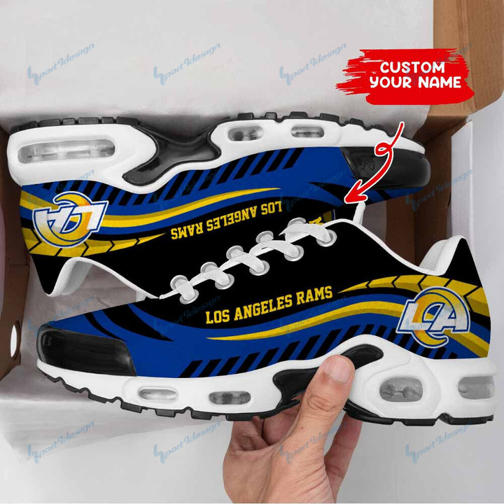 Los Angeles Rams Personalized Plus T-N Youth Sneakers BG40