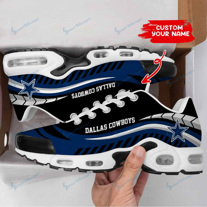 Dallas Cowboys Personalized Plus T-N Youth Sneakers BG37