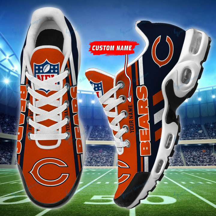 Chicago Bears Personalized Plus T-N Youth Sneakers BG53