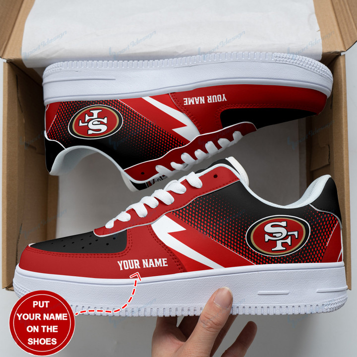 San Francisco 49ers Personalized AF1 Shoes BG155