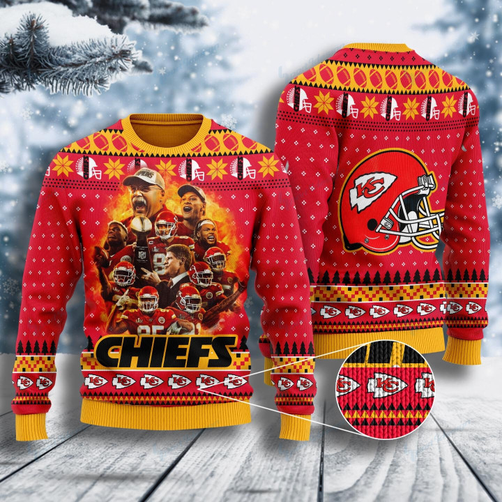 Kansas City Chiefs Woolen Sweater BG34