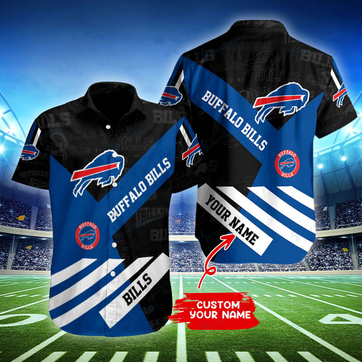 Buffalo Bills Personalized Button Shirt BB331