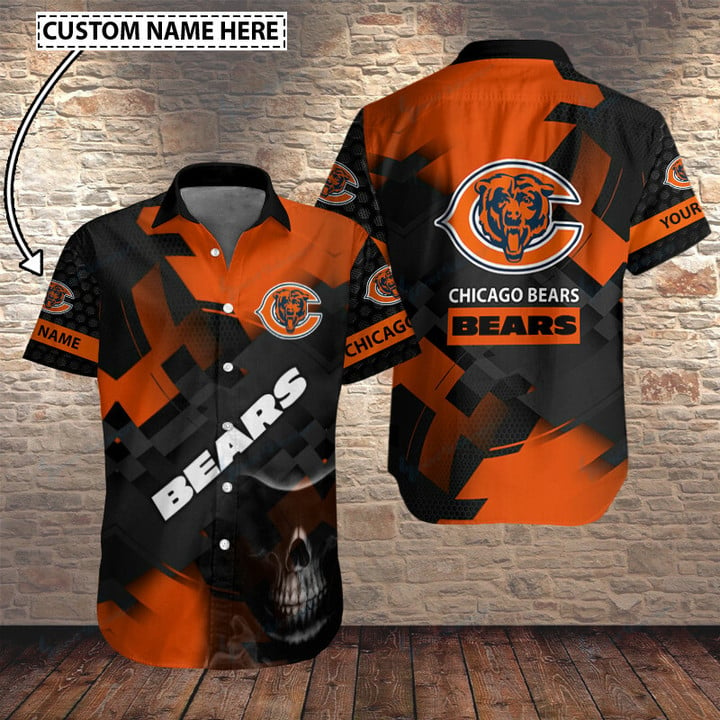 Chicago Bears Personalized Button Shirt BB335