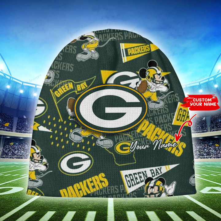 Green Bay Packers Personalized Wool Beanie 142