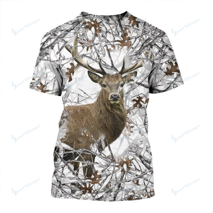 3D All Over Printed Camo Hunting Deer