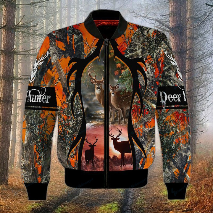 Deer Hunting Thick Bomber Jacket 15