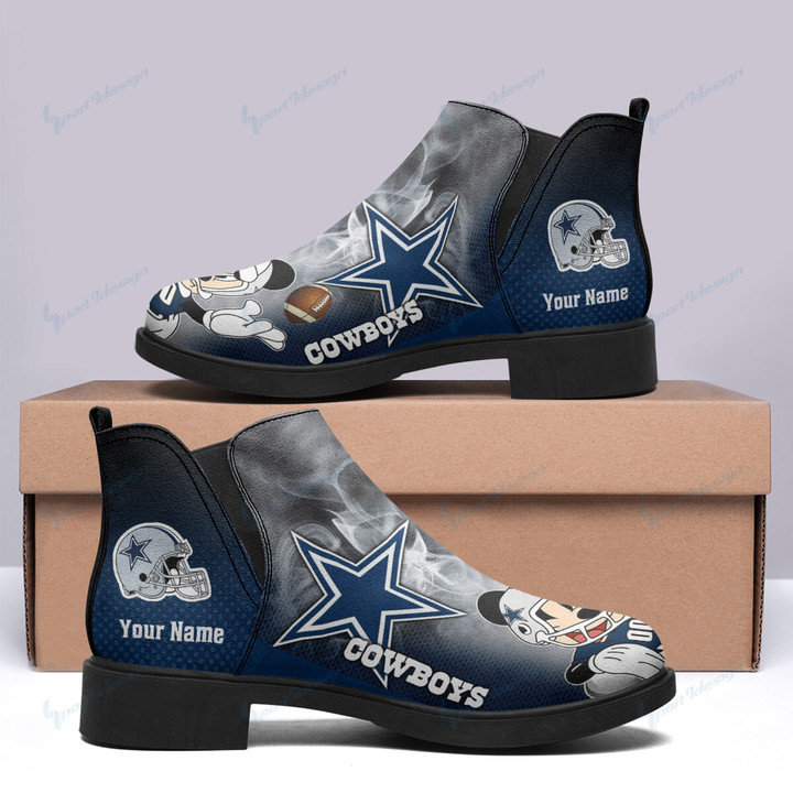 Dallas Cowboys Comfort & Fashion Short Boots BG41