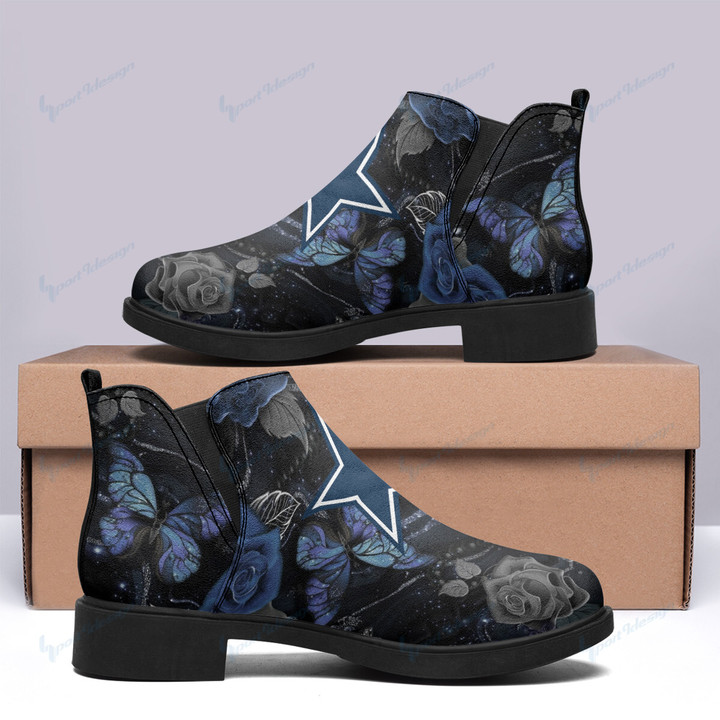 Dallas Cowboys Comfort & Fashion Short Boots BG51