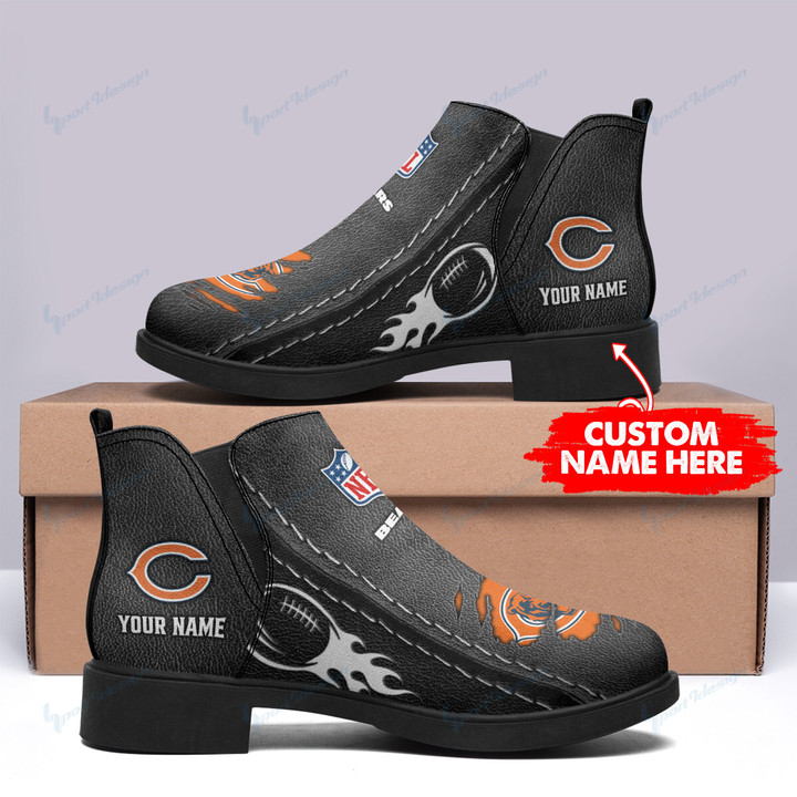 Chicago Bears Personalized Comfort & Fashion Short Boots BG89