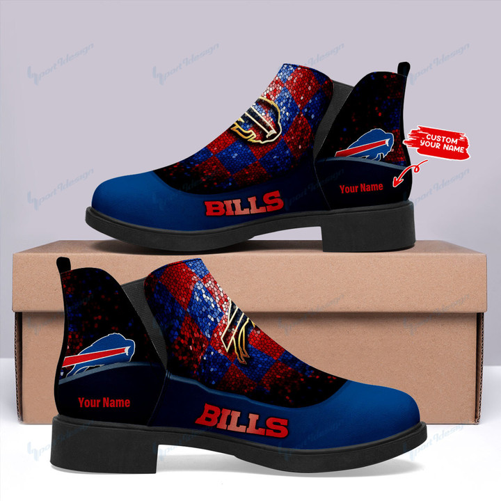Buffalo Bills Personalized Comfort & Fashion Short Boots BG100