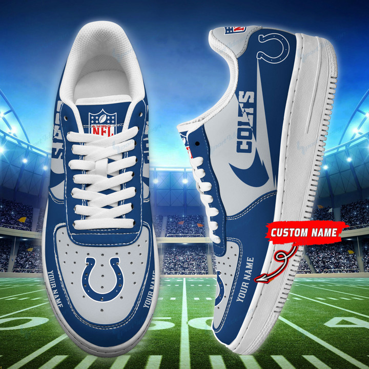 Indianapolis Colts Personalized AF1 Shoes BG207