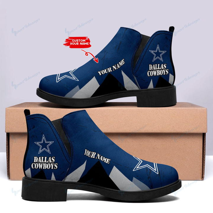 Dallas Cowboys Personalized Comfort & Fashion Short Boots BG108
