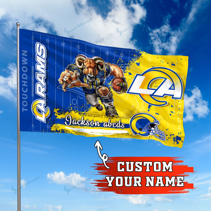 Los Angeles Rams Personalized Flag 254