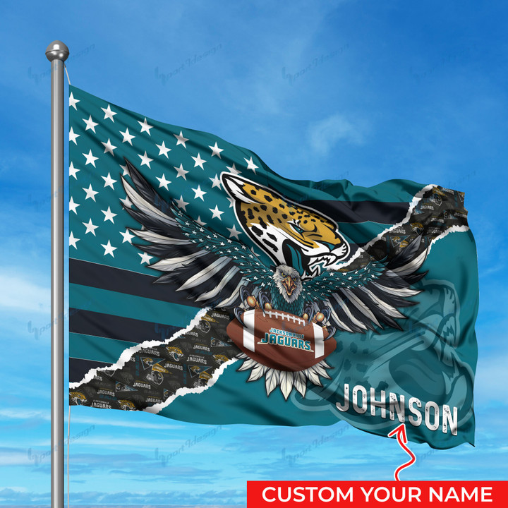 Jacksonville Jaguars Personalized Flag 289