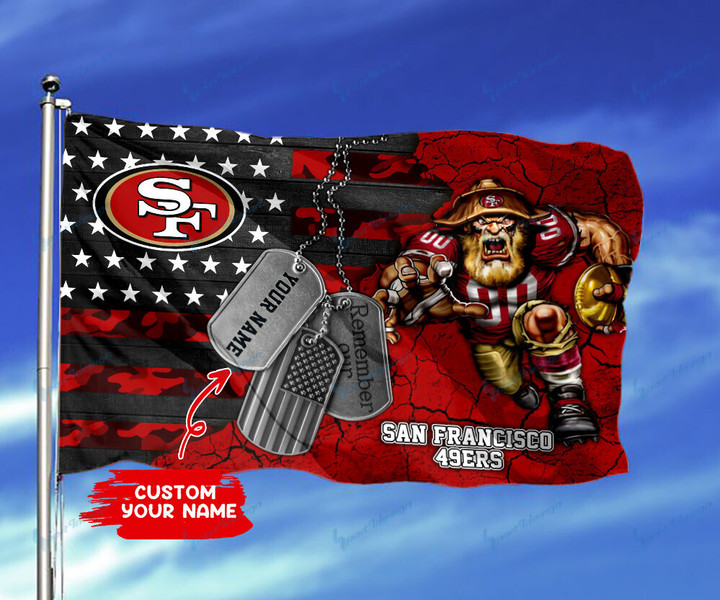 San Francisco 49ers Personalized Flag 268