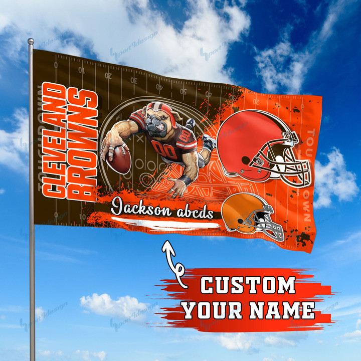 Cleveland Browns Personalized Flag 244