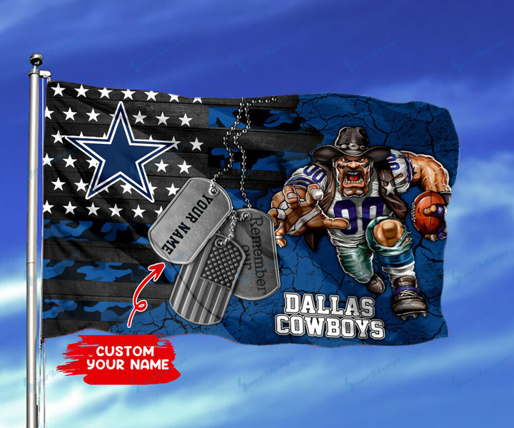 Dallas Cowboys Personalized Flag 271
