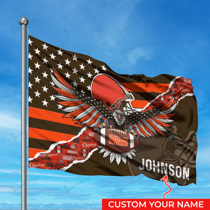 Cleveland Browns Personalized Flag 282