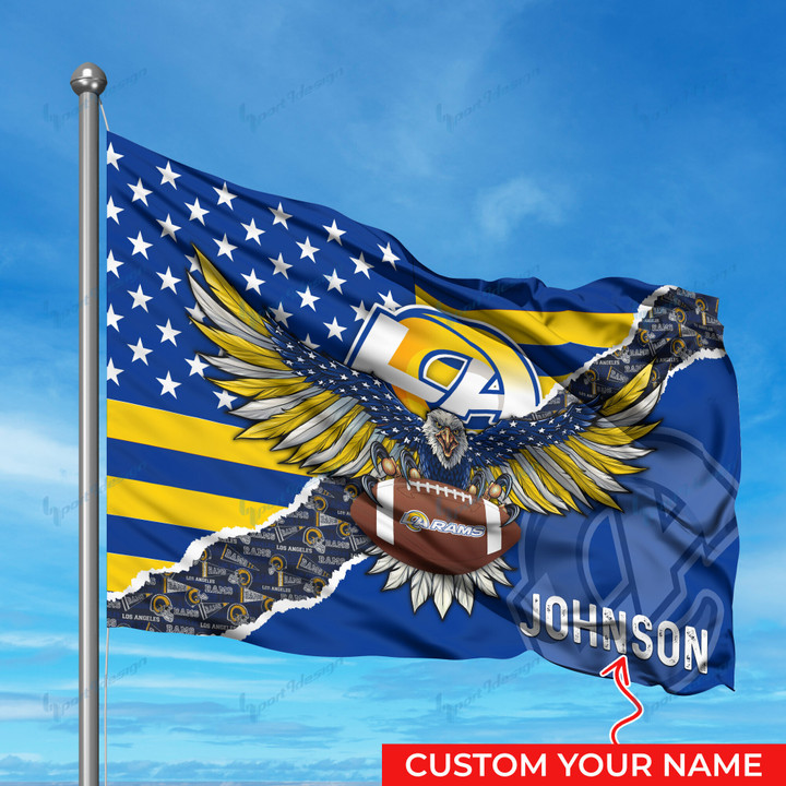 Los Angeles Rams Personalized Flag 292