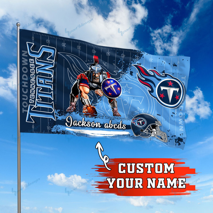 Tennessee Titans Personalized Flag 266