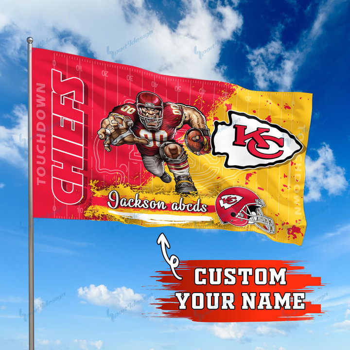 Kansas City Chiefs Personalized Flag 252