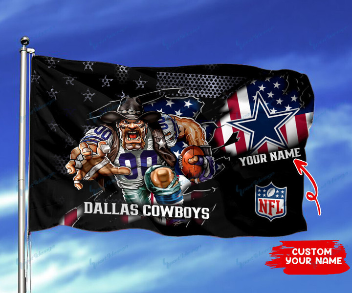 Dallas Cowboys Personalized Flag 274