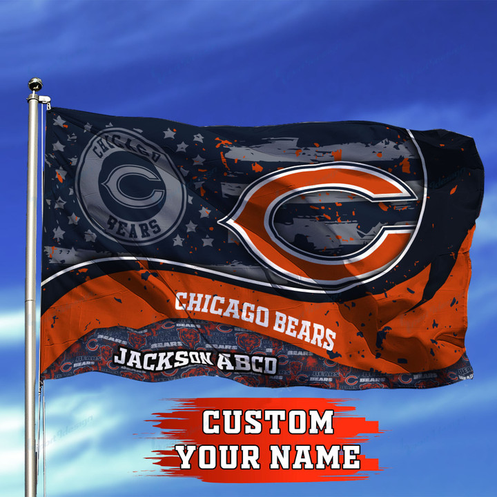Chicago Bears Personalized Flag 310