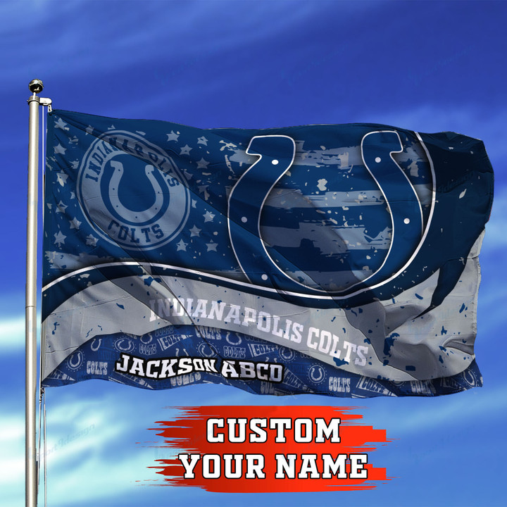 Indianapolis Colts Personalized Flag 318