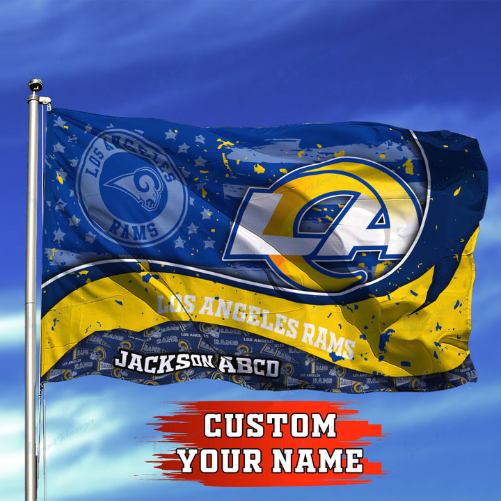 Los Angeles Rams Personalized Flag 322